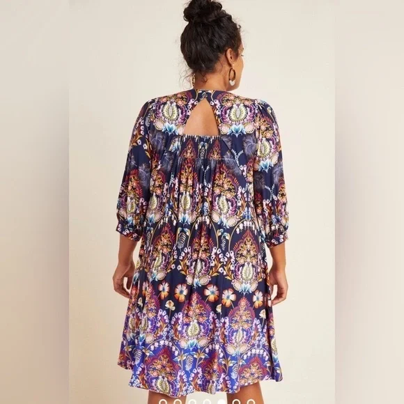 NWT Anthropologie Maeve Sawyer Balloon-Sleeved Dress - Picture 5 of 16